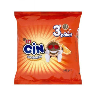 Eti Cin Portakal Jöleli Bisküvi 3x114 Gr 3 Paket