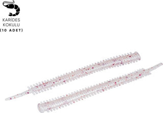 Silikon Sahte Kurt - LRF Yem - 1g 70mm - Fishack Wormix - White