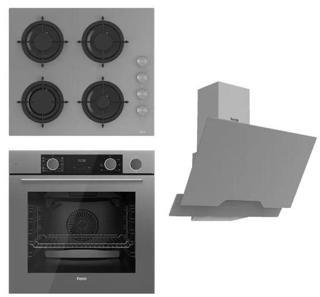 Steamart&fryart Serisi Buharlı Pişirme Gri Set (cs208 + Xe64cpr +d065 )