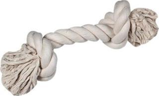 Flamingo 2 Düğümlü Bej İp XXL Köpek Oyuncağı 45cm