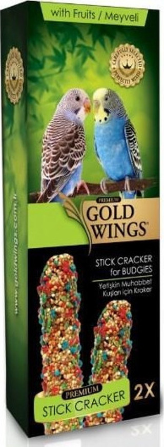 Gold Wings Premium Meyveli Kraker 2'li 2x65gr KUTU