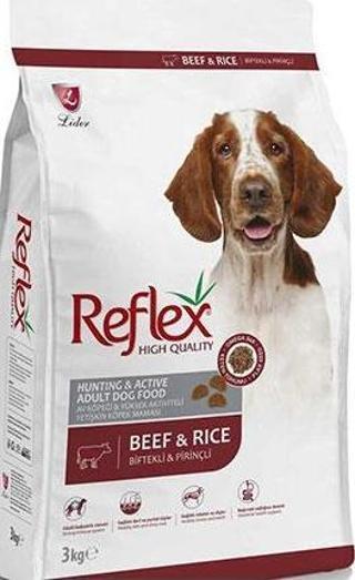 Reflex High Energy Biftekli ve Pirinçli Yetişkin Köpek Maması 3 Kg
