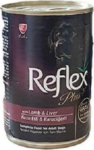 Reflex  Plus Kuzulu Karaciğerli Köpek Soslu Konserve 400 Gr