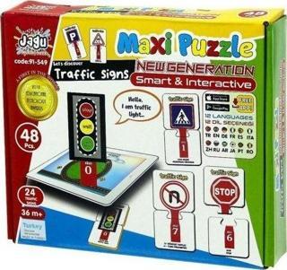 Trafik İşaretleri Puzzle - 48 Parça