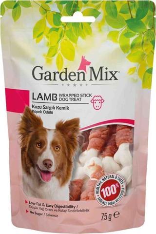 Garden Mix Kuzu Sargılı Kemik Köpek Ödülü 75 Gr