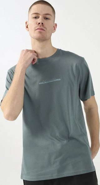 Columbia CSC M Bar Splıt Graphıc SS Tee Erkek Tişört Yeşil CS0121-346