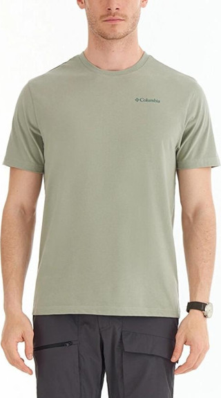 Columbia Csc M Basic Sm Logo Brushed Ss Tee Erkek Kısa Kollu Tişört CS0282-348