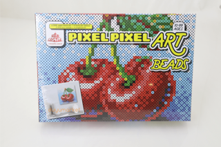 Pixel Pixel Boncuk Sanatı - Kiraz