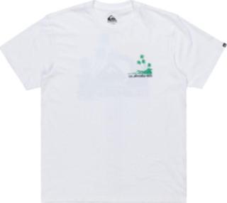 Quıksilver Palm Lines Ss Erkek Beyaz Günlük Stil T-Shirt Eqyzt08057-908