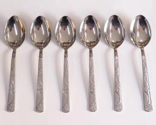 İstoç Türk Paslanmaz Çelik Boncuk Md22Cm Yemek Kaşığı 6 Adet Orta Kalite Kaşık Günlük Kullanım Için Sofra Seti