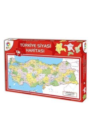 Laço Kids Türkiye Siyasi Haritası Puzzle