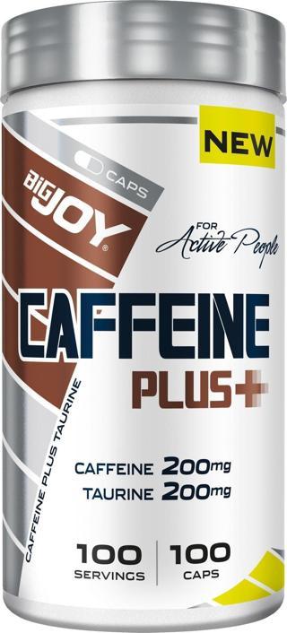 Bigjoy Sports Caffeine Plus Kafein Taurine 100 Kapsül 100 Servis Güç Ve Performans