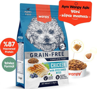 Wanpy Tahılsız Tavuklu Yavru Köpek Maması 1.5kg