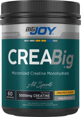 Bigjoy Sports Creabig Creatine Monohydrate Ananas 420 gr Kreatin Micronized Amino Asit