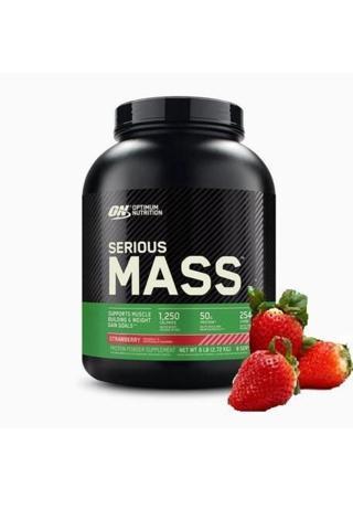Optimum Nutrıtıon Serıous Mass Strawberry 6 Lb ( Çilek )
