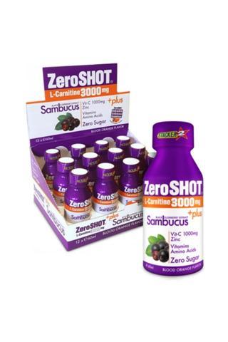 Zero Shot 60 ml 3000 Mg L-carnitine Plus Sambucus 12 Adet Kan Portakalı