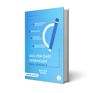 Bilgi Ağacı Yayınları 2024 PDR ÖABT Denemeleri Full Çözümlü - Bilgi Ağacı Yayınları