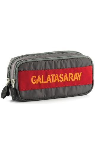 Galatasaray KALİGRAFİK BASKILI GRİ KALEM ÇANTASI 23529