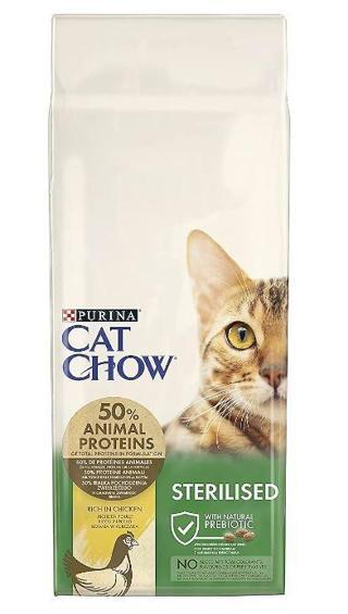 Cat Chow Sterilised Tavuklu Kısırlaştırılmış Kedi Maması 15 Kg