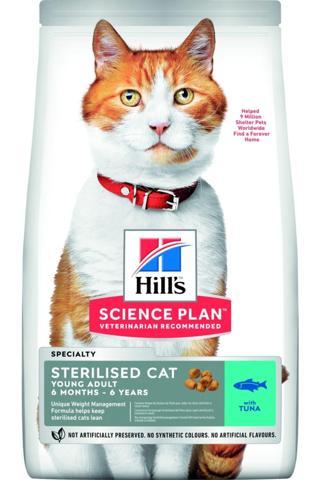 Hill's Sterilised Yetişkin Ton Balıklı Kedi Maması 10 kg