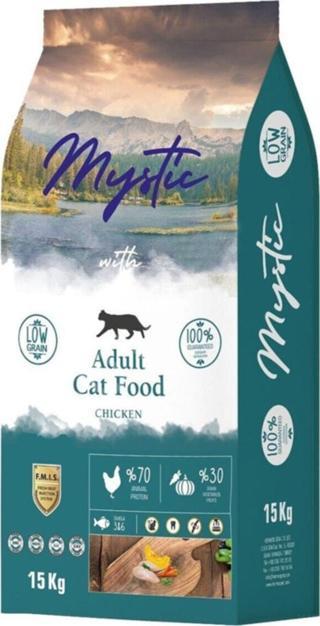 Mystic Az Tahıllı Tavuklu Yetişkin Kedi Kuru Maması 15 Kg