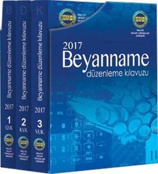 Beyanname Düzenleme Kılavuzu 2017 3 Cilt Takım Kutulu - Kolektif  - Maliye Hesap Uzmanları Derneği
