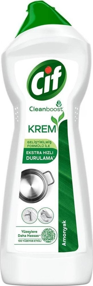 Cif Krem Yeni Nesil Yüzey Temizleyici Amonyak 750 ml