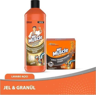 Mr. Muscle Jel ve Granüllü Lavabo Açıcı 2'li