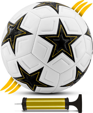 Telvesse Futbol Topu Şampiyonlar Ligi Pompalı Set Dayanıklı Sert Zemin Halı Saha Futbol Topu 341