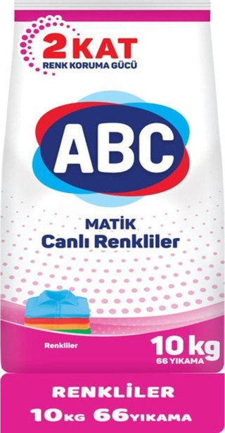 ABC Matik 10 Kg canlı renkler