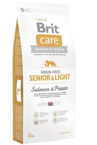 Brit Care Light Tüm Irklar Için Somonlu Ve Patatesli Tahılsız Yaşlı Köpek Maması 12 Kg