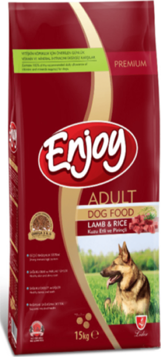 Enjoy Kuzu Etli Yetişkin Köpek Maması 15 kg