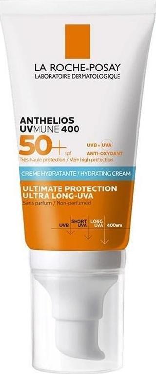 La Roche-Posay Anthelios UVMune SPF50+ Nemlendirici Güneş Kremi 50 ml