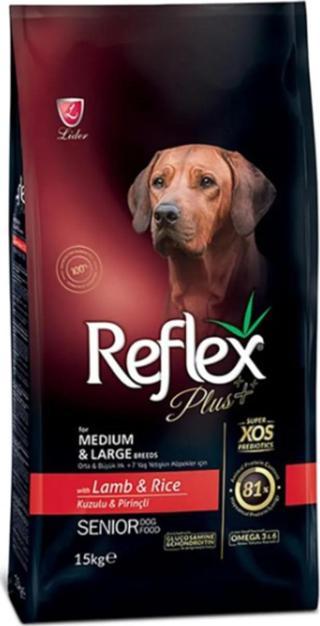Reflex Kuzulu Orta Ve Büyük Irk Yaşlı Köpek Maması 15 Kg