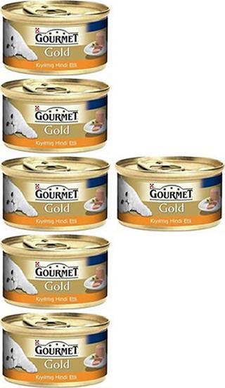 Gourmet Gold Kıyılmış Hindi Etli Kedi Konservesi 85 Gr X 6 Lı Paket