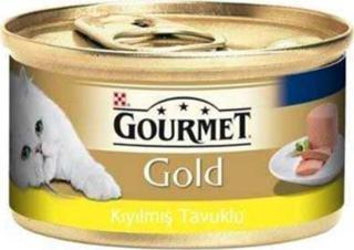 Gourmet Gold Kıyılmış Tavuklu Konserve Yetişkin Kedi Maması 24 X 85 G