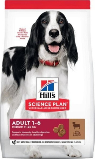 Hill's Science Plan Adult Lamb Kuzu Etli Yetişkin Köpek Maması 14 Kg.