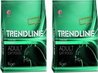 Trendline Sterilised Tavuklu Kısır Kedi Maması 1 kg 2'li Set