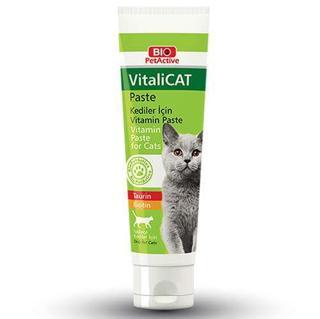 Bio Pet Active VitaliCat Paste Taurin ve Biotinli Kedi Ödülü 100 ml