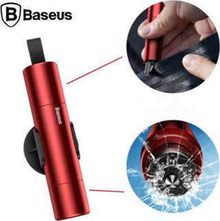 Baseus Araç Pencere Camı Ve Emniyet Kemeri Kesici Sharp Tool Safety Hammer
