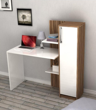 Bicabin Narin Trend Raflı Dolaplı Çalışma Masası