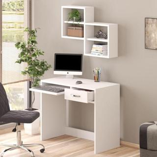 Bicabin Pratik Life Nova Raflı Çekmeceli Çalışma Masası