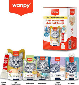 Wanpy Kedi Kremaları Avantajlı Paket
