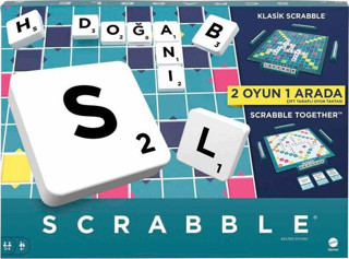 Mattel Scrabble 2 Si 1 Arada Türkçe Hxv98