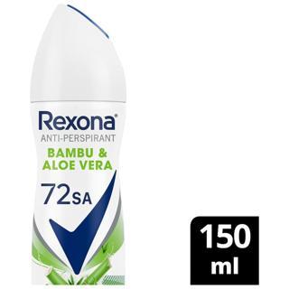 Rexona Kadın Sprey Deodorant Bambu & Aloe Vera 72 Saat Kesintisiz Üstün Koruma 150 ml