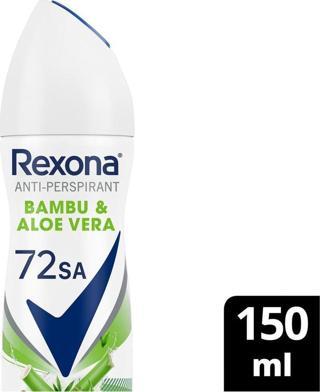Rexona Kadın Sprey Deodorant Bambu & Aloe Vera 72 Saat Kesintisiz Üstün Koruma 150 ml