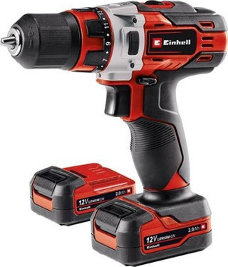Einhell TE-CD 12/1 Lİ Çift Akülü 2 Ah Darbesiz Matkap