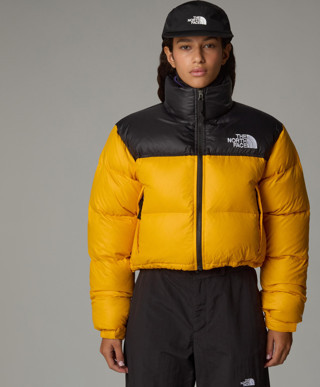 The North Face W Nuptse Short Jacket Kadin Sarı Mont Nf0a5ggezu31
