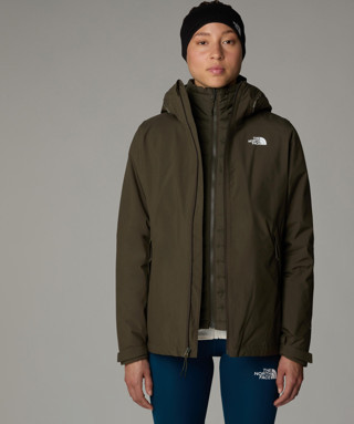 The North Face W Carto Triclimate Jacket Kadin Haki Mont Nf0a5iwj4fy1