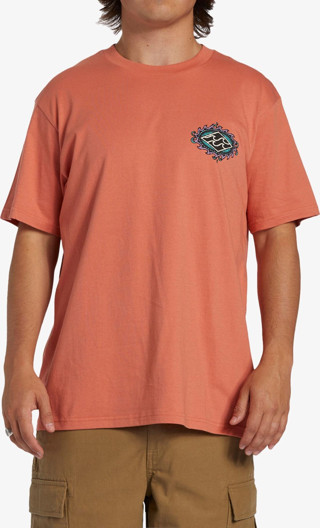 Billabong Crayon Wave Tees Erkek Turuncu Tshirt Abyzt02255-31555